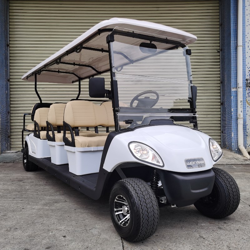 Voiture de golf électrique 6 places avec batterie au lithium