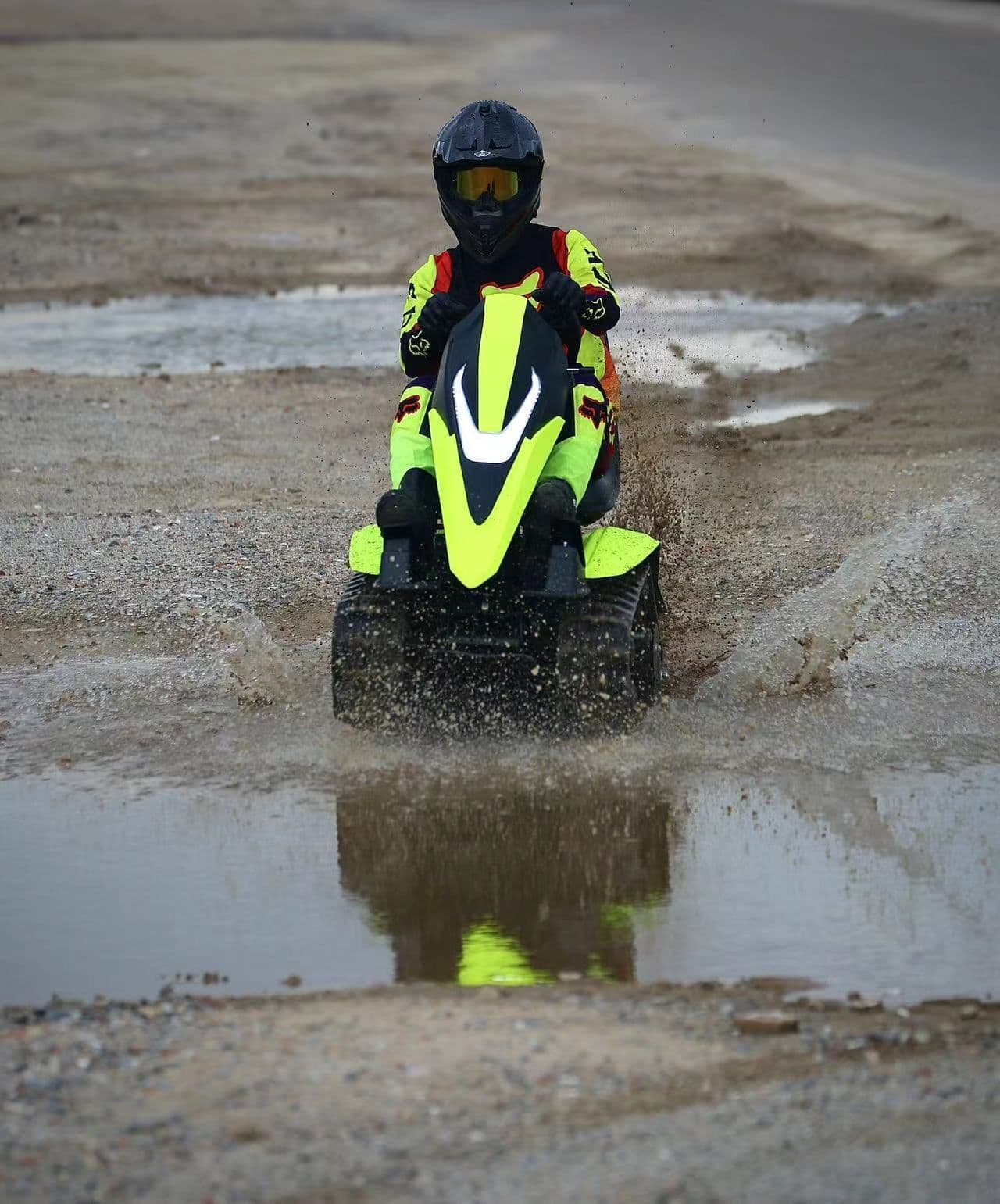 Kart électrique tout-terrain à double piste avec batterie au lithium 72V 4kw 45ah