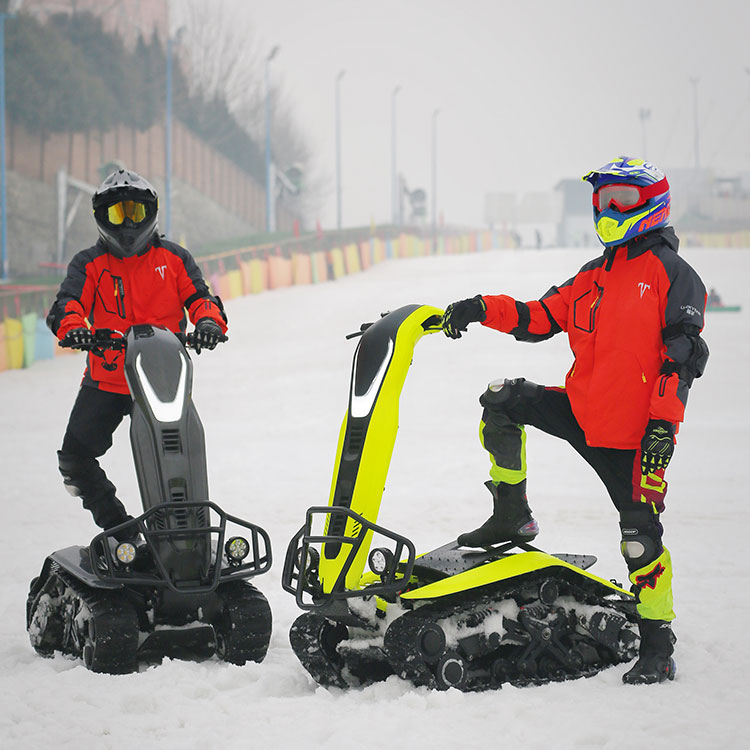 VTT à chenilles électrique haute performance 72V 6kw pour tous les terrains
