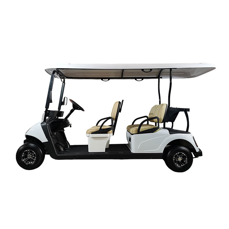 Voiturette de golf électrique 4 places haut de gamme, équipée d'une batterie au lithium