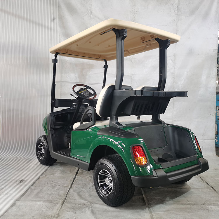 Voiturette de golf électrique biplace haut de gamme, équipée d'une batterie au lithium