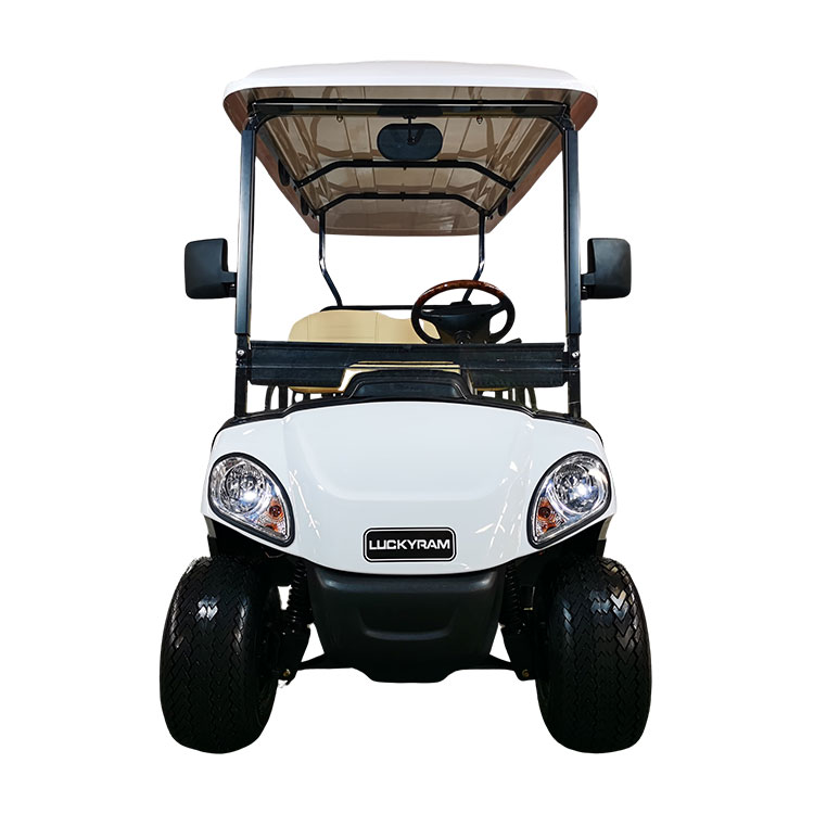 Voiturette de golf électrique 4 places pratique, équipée d'une batterie au lithium 48 V
