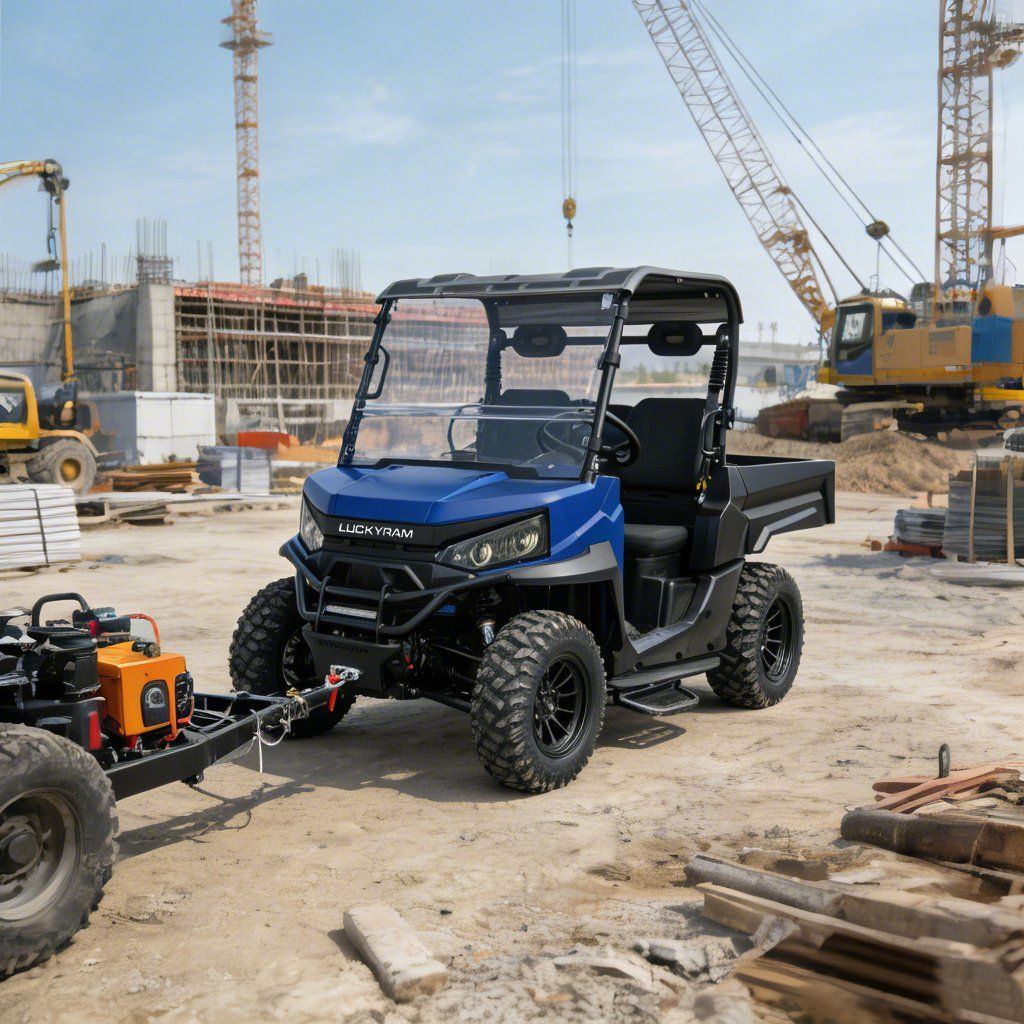 Moteur à courant alternatif 670kg UTV 4WD 10KW de travail de ranch chargeant 1000kg remorquant